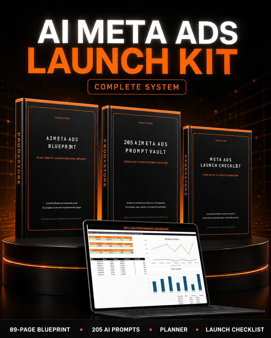 PRODXSTORE AI Meta Ads Launch Kit bundle